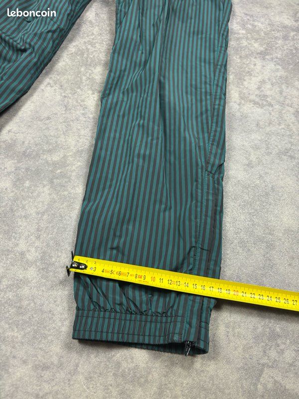 Jogging Lacoste sport vert/noir coupe large logo brodé - XS (image 17)
