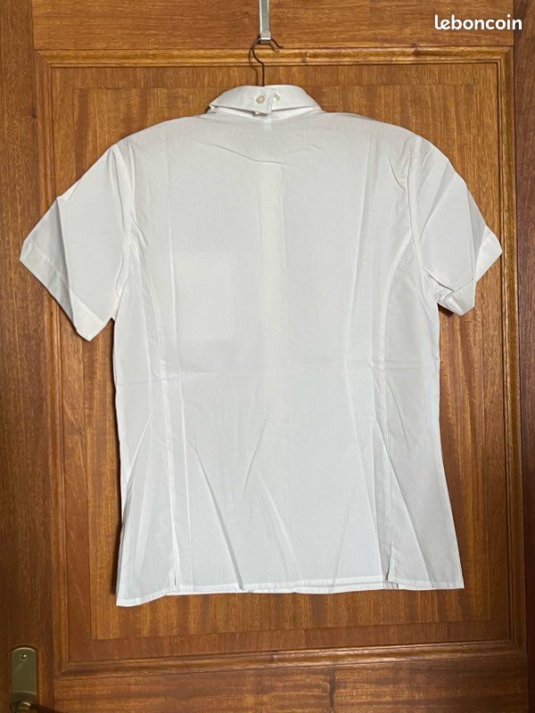 Chemise Blanche Boutonnée Carnaval Espoir – Tenue Équestre, Taille Extra Petite, Neuve