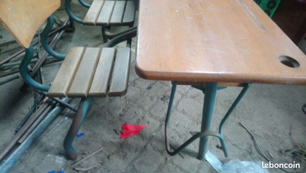 Ancien banc d'école (image 4)