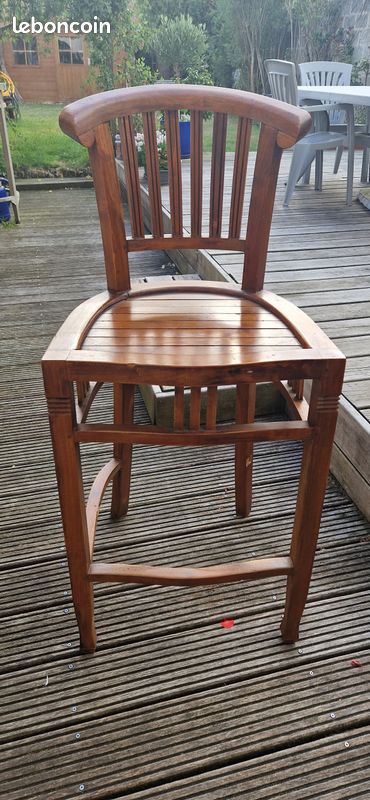 Chaises bois exotique (image 3)