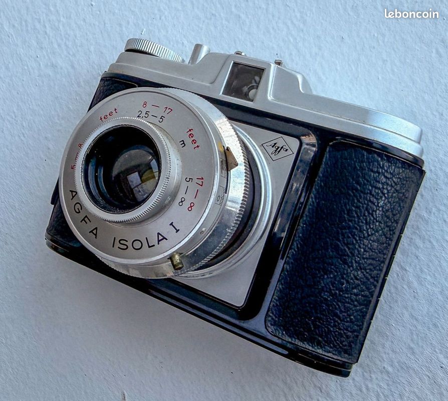 Appareil Photo Agfa Isola Mat – Agnar Color 55mm – Vintage – Pour Pièces / Ne Fonctionne Pas