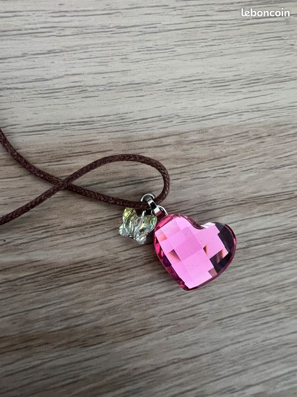 Heart Collier Swarovski Coeur Rose Collier Pendentif SWAROVSKI