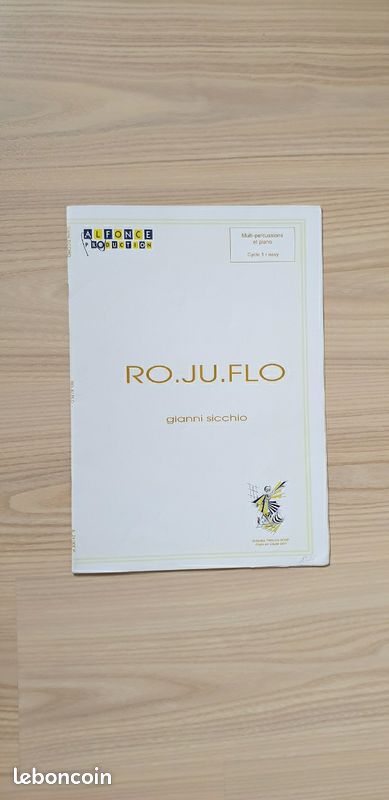 Partitions percus-sons claude giot RO-JU-FLO Gianni sicchio (image 1)