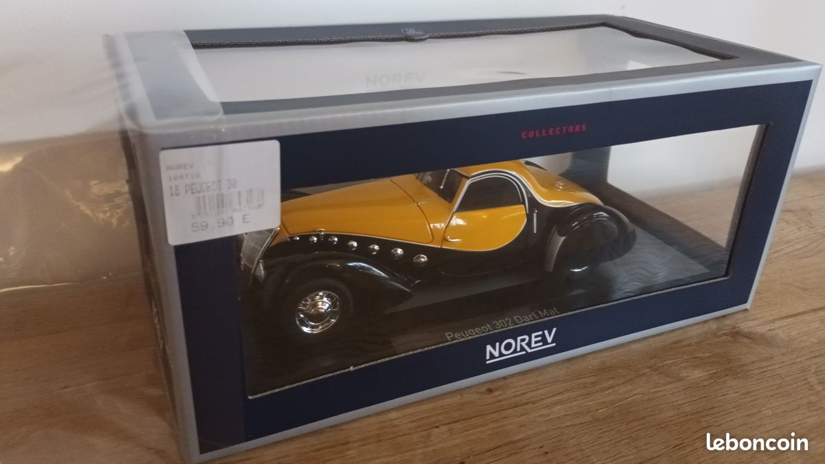 Norev - 1:18 - Peugeot 302 Darl'Mat Coupé 1937 - Colour - Catawiki