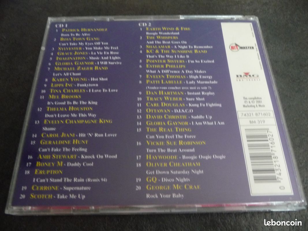 100% Hits Disco / 2 CD (image 2)