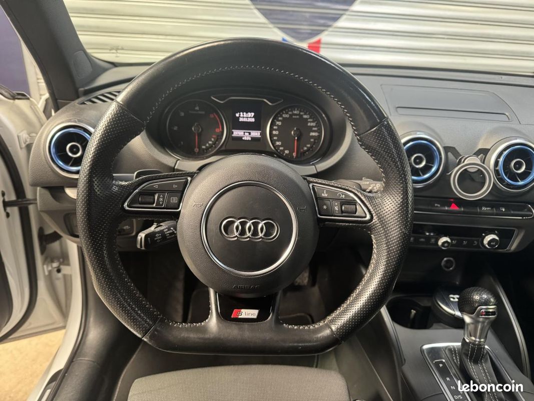 AUDI A3 S-Line Quattro 2.0 TDI 184CH BV S-tronic / CARPLAY / Radar Avant & Arrière / (image 14)