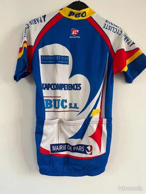 Maillot Cycliste Collector AP Sports - LA BOSSIS 2000 - Taille XL - Demi Fermeture éclair