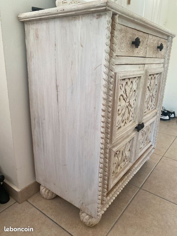 Buffet en bois style oriental (image 3)