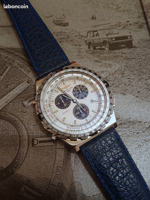 Breitling navitimer Jupiter vintage panda cream dial état collection (image 9)