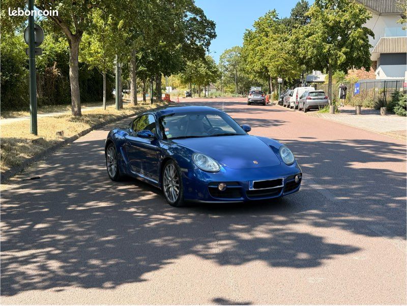 Porsche Cayman S 987.1 Bleu Cobalt (Pack Chrono) BVM (image 1)