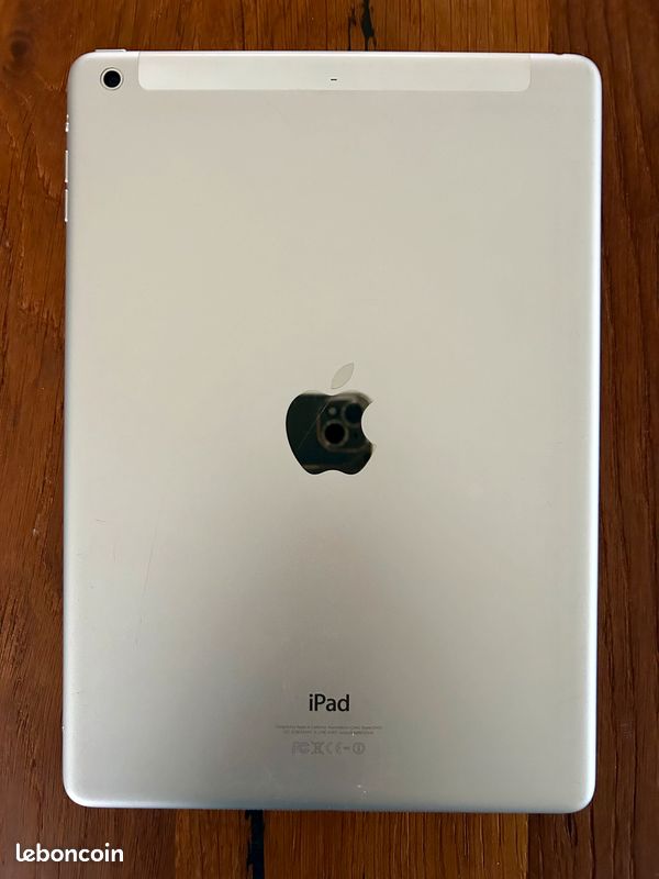 Coque Arrière IPad Air A1475/A1476 4G – Apple, Argent, Sans Sérigraphie