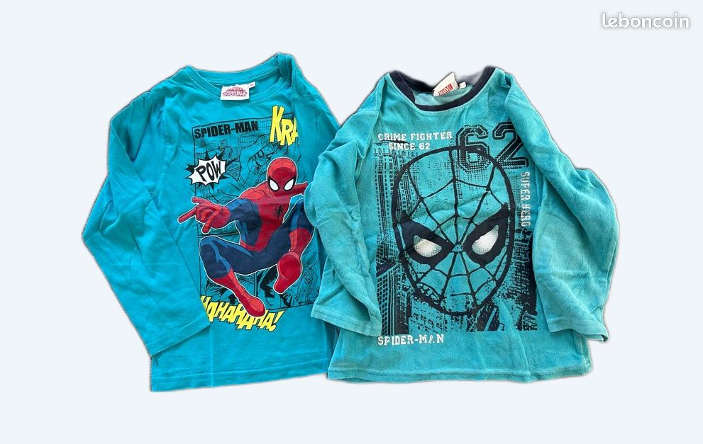 T-Shirt Marvel Spider-Man Garçon - 98% Coton | Design Spidey And His Amazing Friends | Taille Enfant