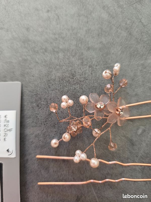 Barrettes cheveux mariage (image 2)