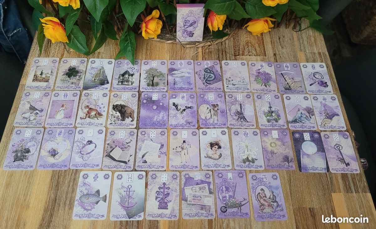 Oracle Lavender Lenormand – Merveille – Format de Poche – Neuf sous Cello (image 7)