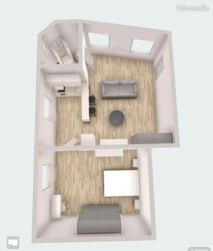 Appartement 2 pièces 42 m² · à Montagny · 42 m² · 480 €/mois