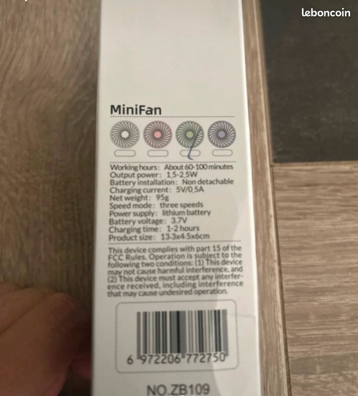 Mini ventilateur (image 3)