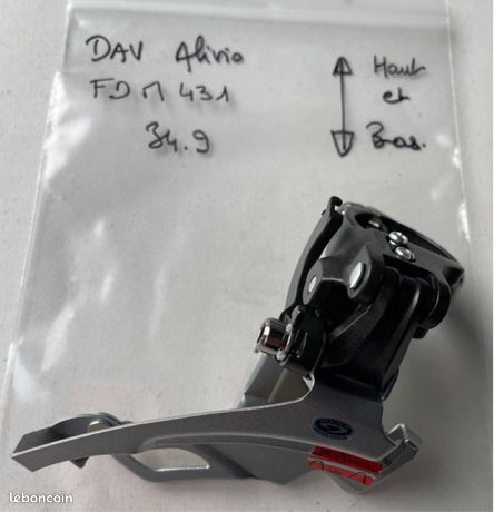DÉRAILLEUR AVANT SHIMANO FD-MC21 A COLLIER 31.8 / 34.9 NEUF