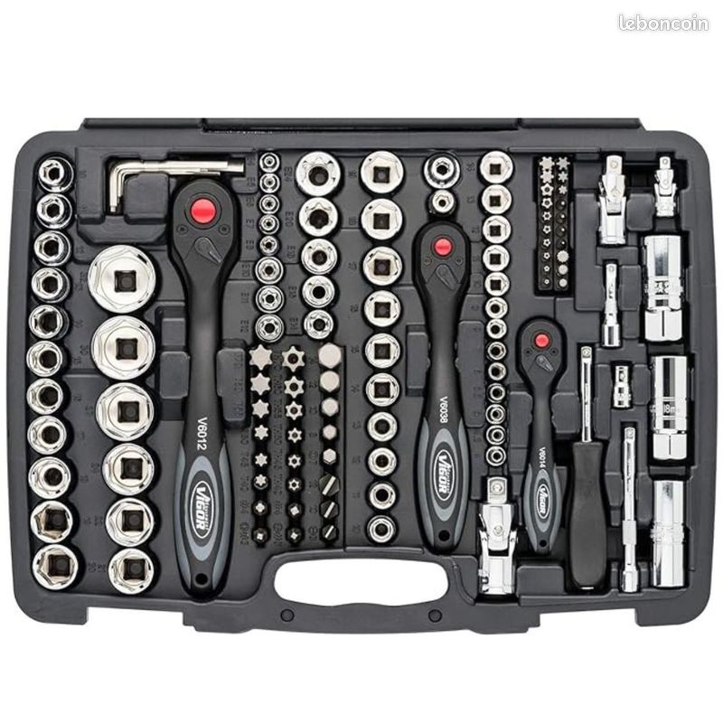 Mallette D'outillage BGS 172 Pièces - Jeu De Douilles Et Outils à Main Neuf, Idéal Bricolage DIY