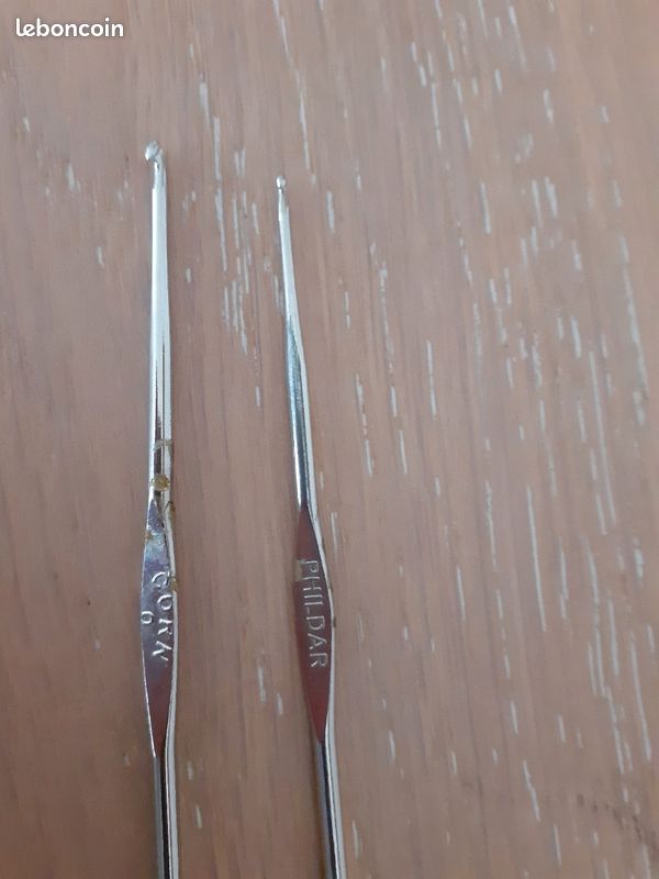Lot de 2 crochets fil fin (image 2)