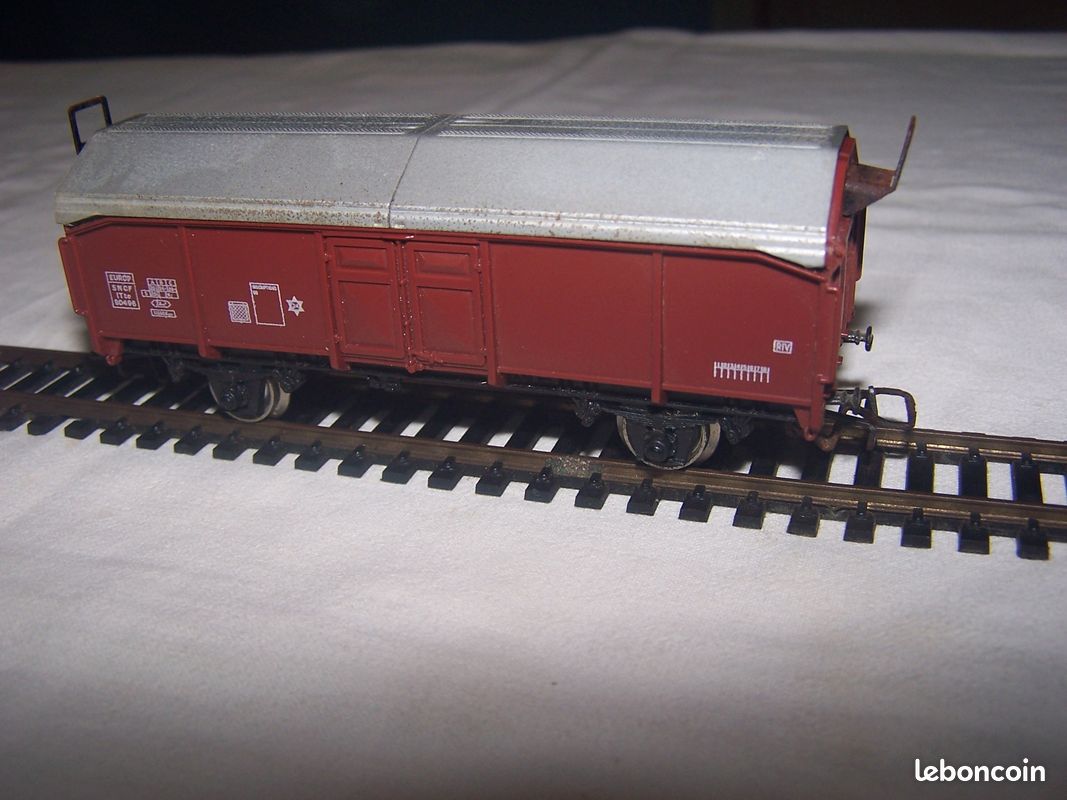 Wagon Tombereau à bogies tout métal SMCF - Modélisme