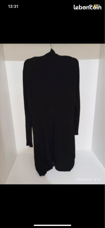 Gilet long noir (image 3)