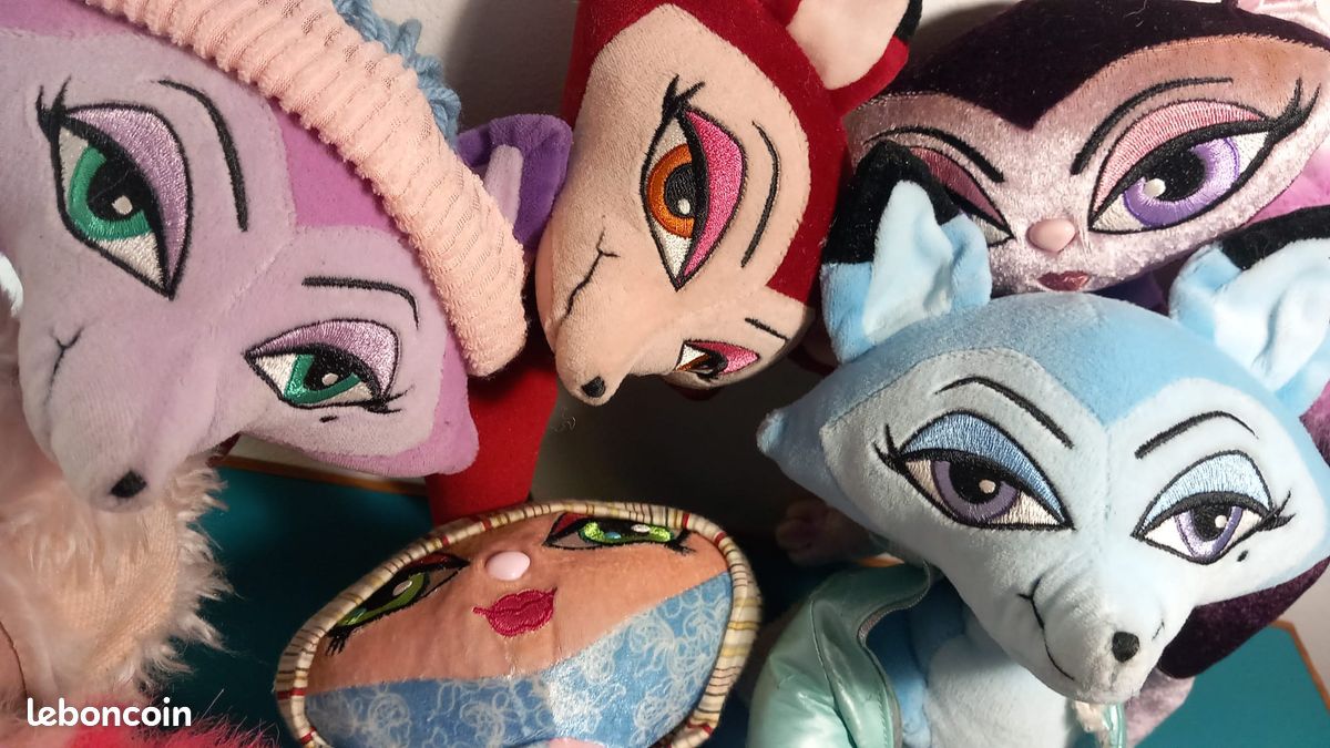 Peluche Chat et Renard des Poupées Bratz Jeux Jouets