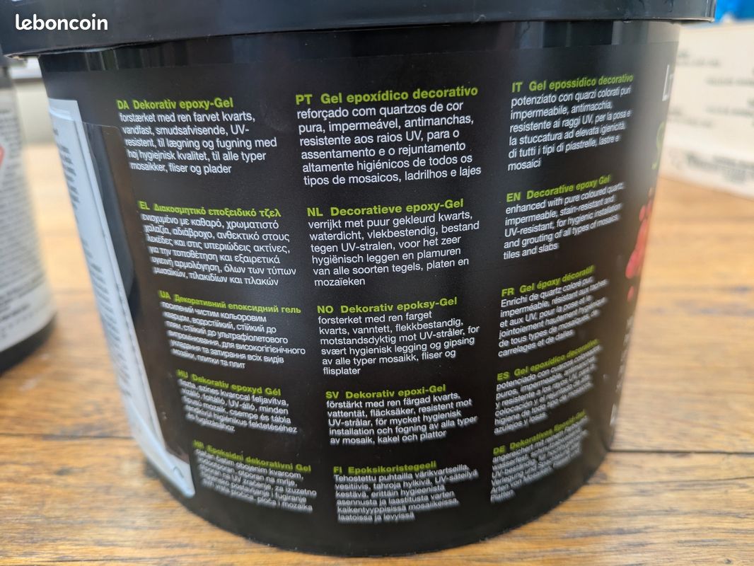 2 pots de joint époxy Litokol Starlike Pro neufs - Couleur Terra di Bruma (image 5)