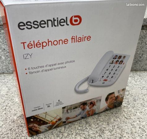 Téléphone filaire ESSENTIELB IZY