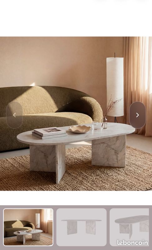 Table Basse effet marbre (image 1)