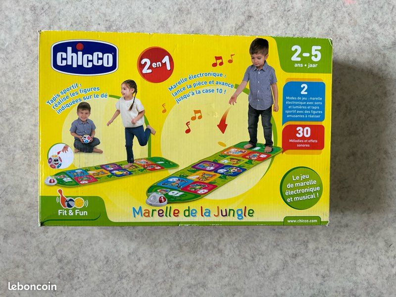 Jeu Chicco “Marelle de la Jungle” électronique et musical – Complet (image 1)