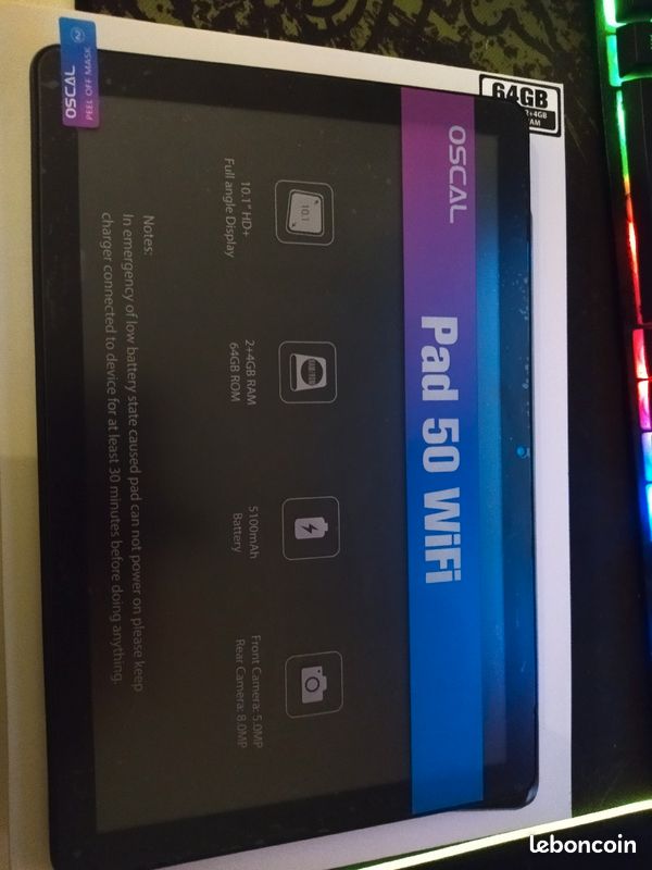 Tablette Oscal (neuf) (image 1)