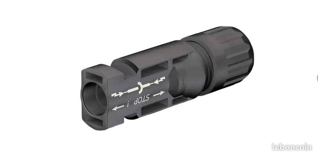 Connecteur MC4 Mâle 4/6 mm² Stäubli PV-KST4/6X-UR Mâle Lot de 100 (image 2)