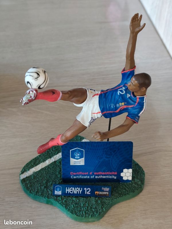 Figurine FT Netcam Thierry Henri - Équipe De France - Blister Neuf