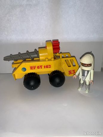 Playmobil Espace Playmospace 1983 Foreuse Spatiale Jaune Cosmonaute Réf 3537 | UK
