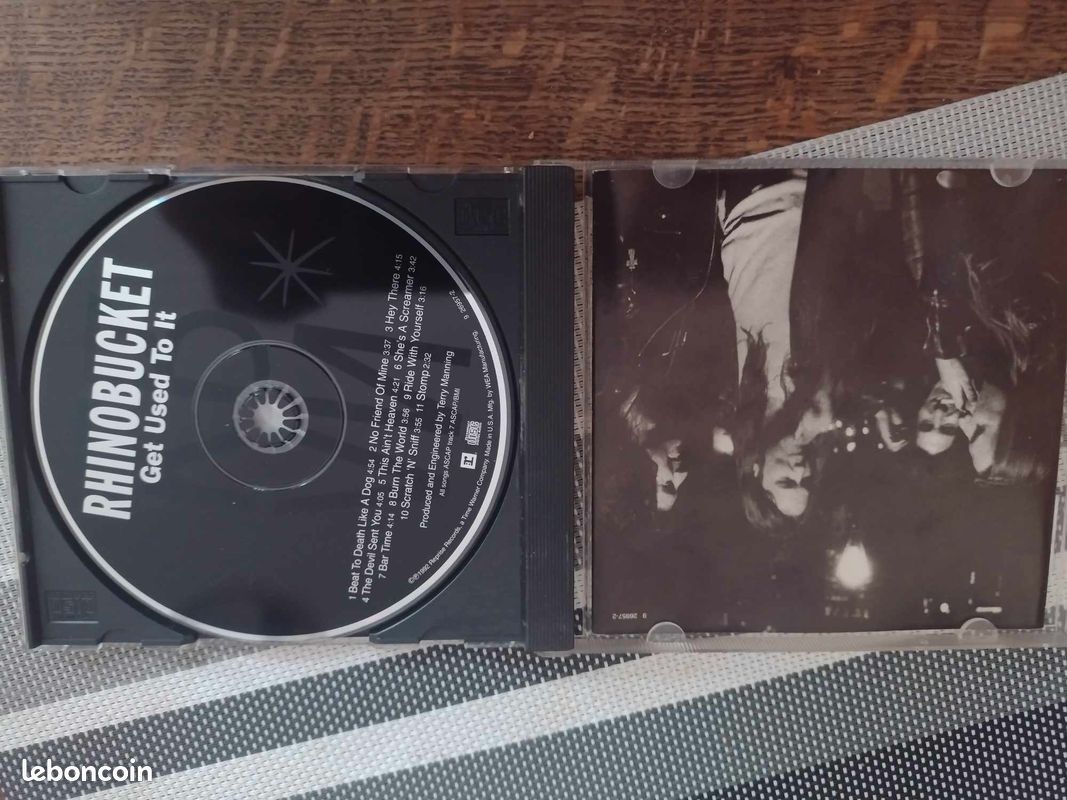 Vends cd RHINOBUCKET get used to it (image 3)