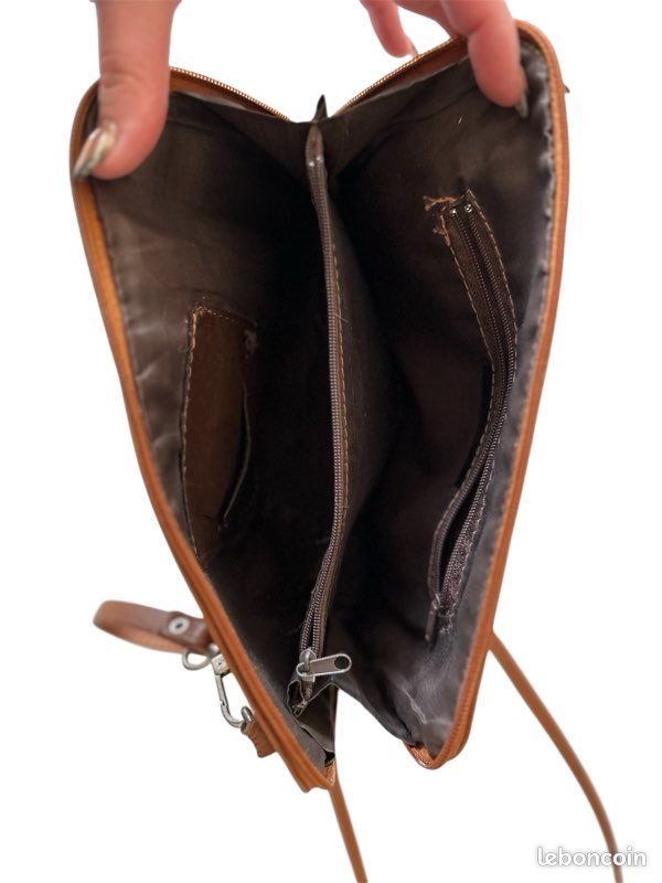 Sac en bandoulière en cuir (image 5)