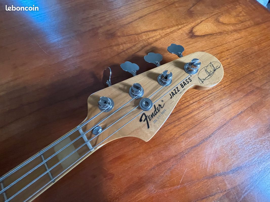 Fender Jazz Bass Marcus Miller - Olympic White (active) - 2006/2008 - Japonaise (image 5)