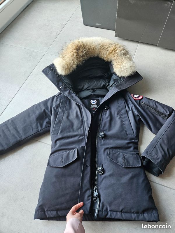 Parka femme bleu marine Canada Goose (image 1)