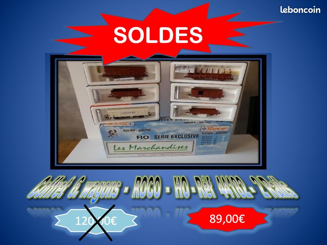 ROCO ECHELLE N lot de 4 wagons marchandise SNCF EUR 37,00 - IT