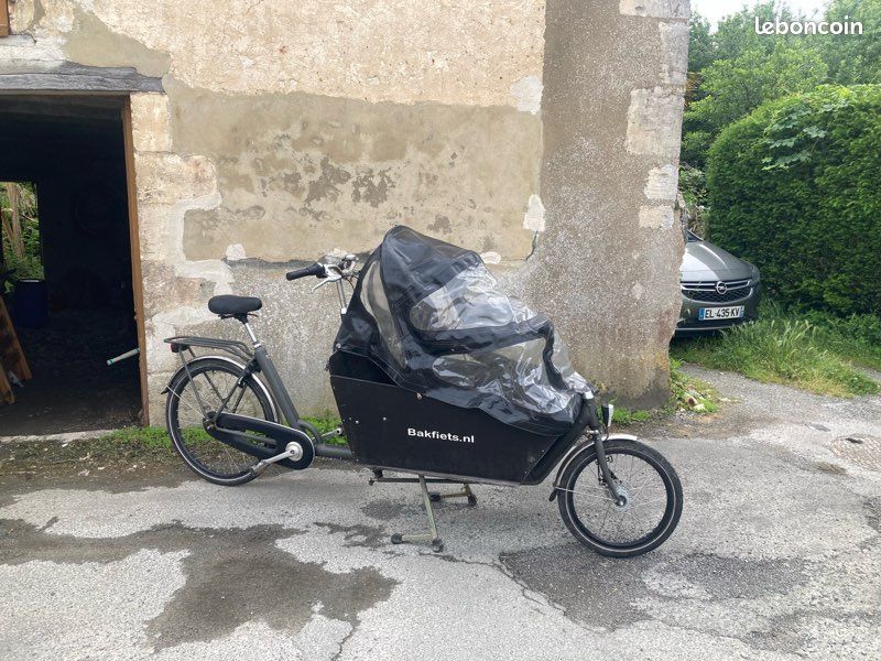 Vélo cargo biporteur backfiets (image 1)