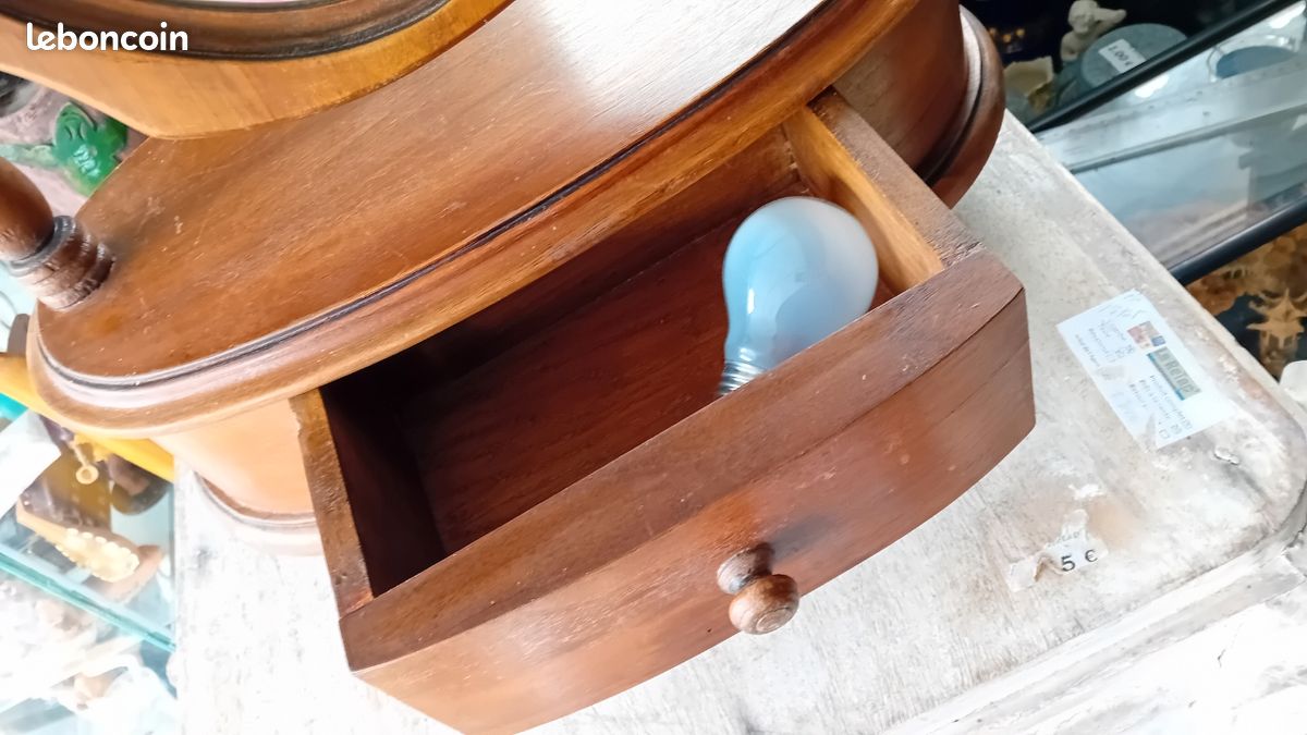 Ancien Miroir coiffeuse psyché vintage
Ref. 250416 (image 5)