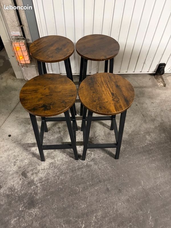 Lot de 4 tabourets (image 1)