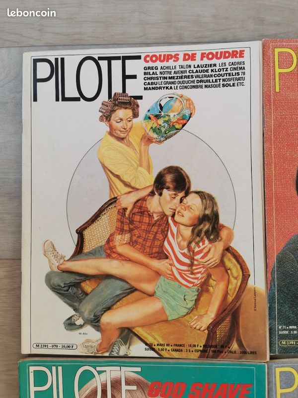 Lot 7 magazines Pilote vintage 80s (image 3)