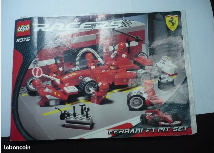 Pit Crew Lego Ferrari 8375 Lego 8375 Lego Racers Ferrari Le Stand