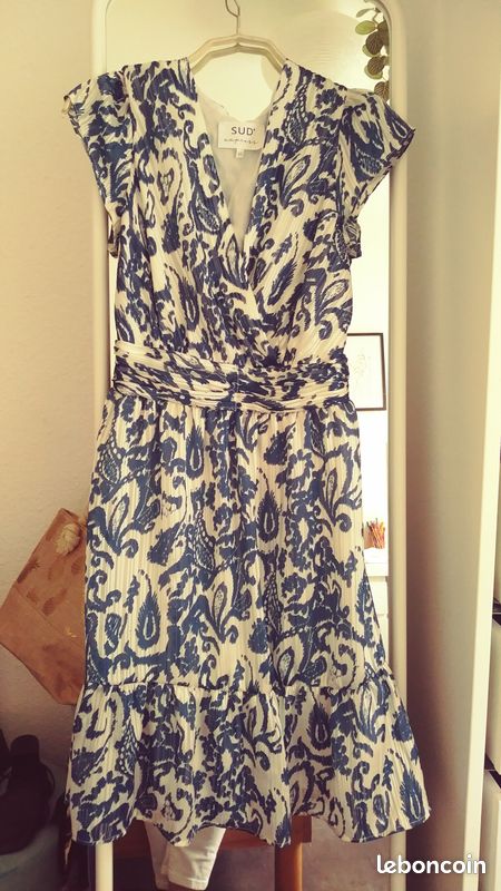 Robe Sud Express Taille L - Marron En Acrylique - Neuf Sans étiquette