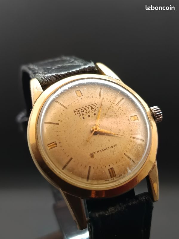 Montre Pontiac Nageur Pontiac Nageur Pontiac Horloge 1960 Pontiac