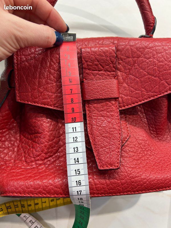 Sac à main S Charlie cuir LANCEL