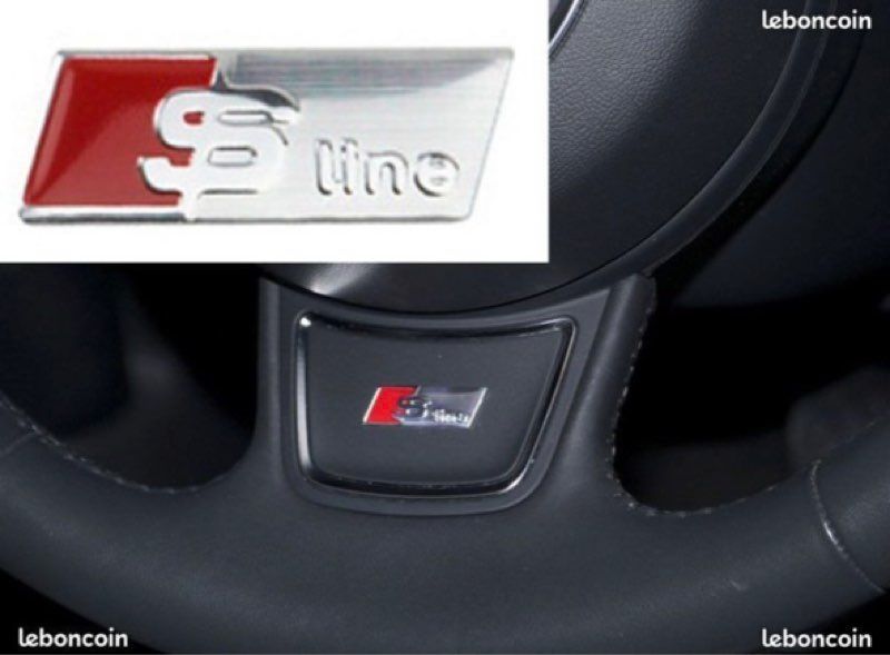 logo Audi s line volant