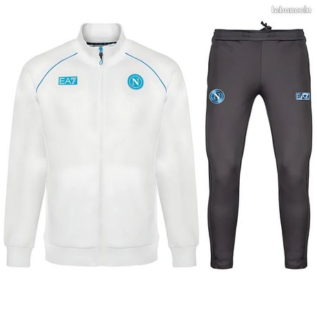 SSC NAPOLI Staff Ea7 Veste Coupe-Vent Mixte - Veste Légère Officielle Naples