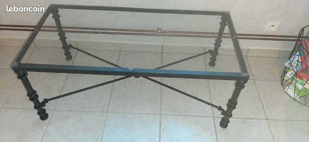 Table basse noir mat (image 1)